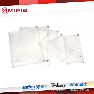 Sacche di zip in plastica trasparenti